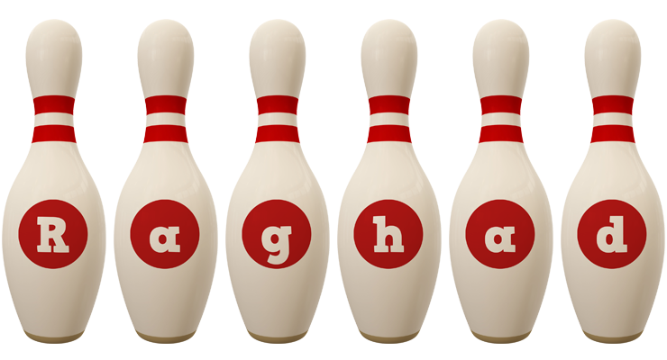 Raghad bowling-pin logo