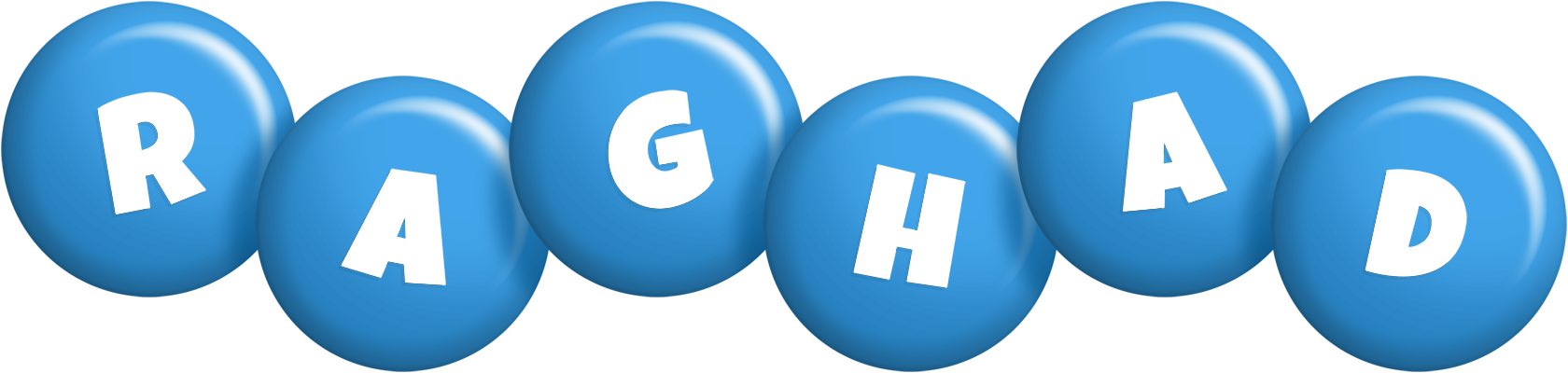Raghad candy-blue logo