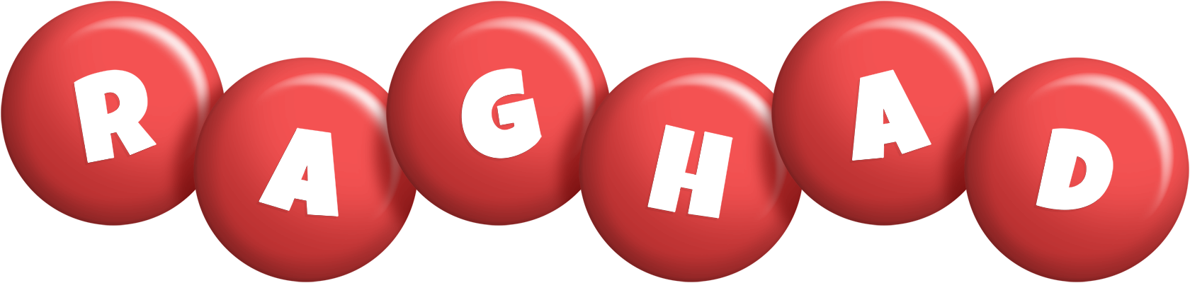 Raghad candy-red logo