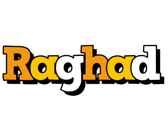 Raghad cartoon logo
