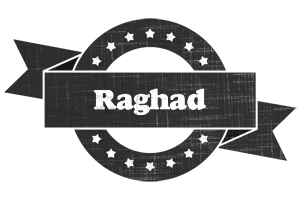 Raghad grunge logo