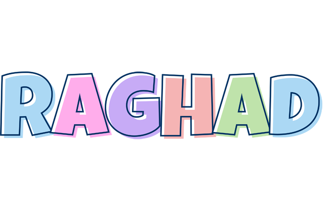 Raghad pastel logo