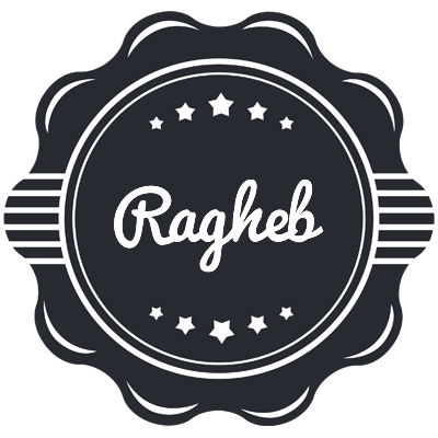 Ragheb badge logo