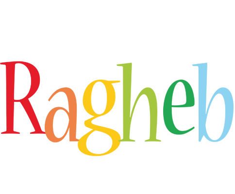 Ragheb birthday logo