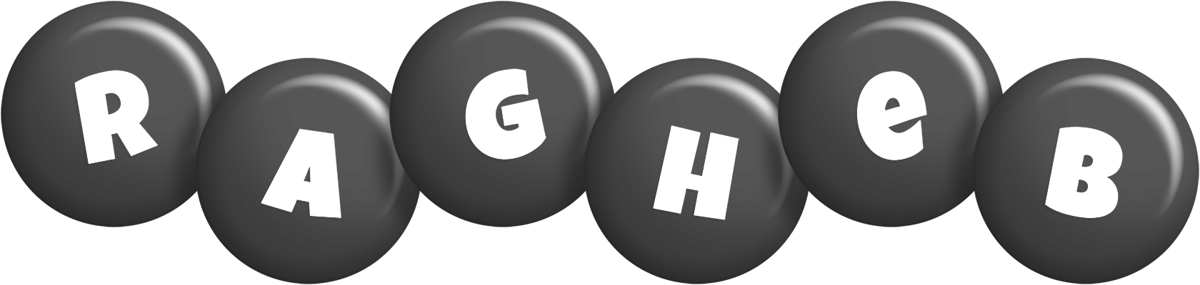 Ragheb candy-black logo