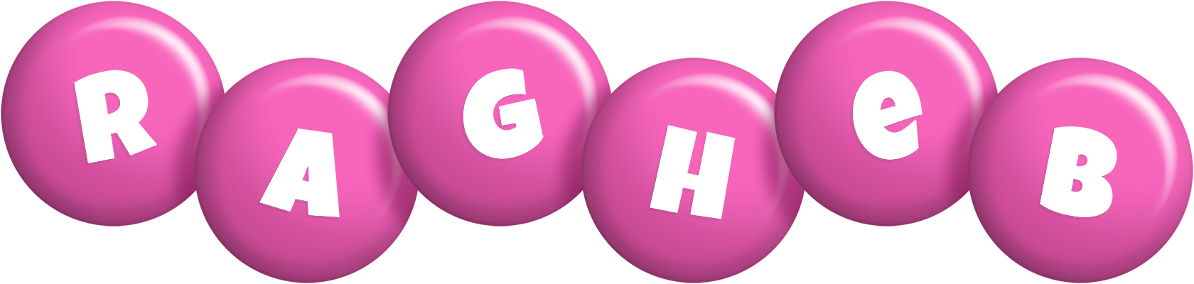 Ragheb candy-pink logo