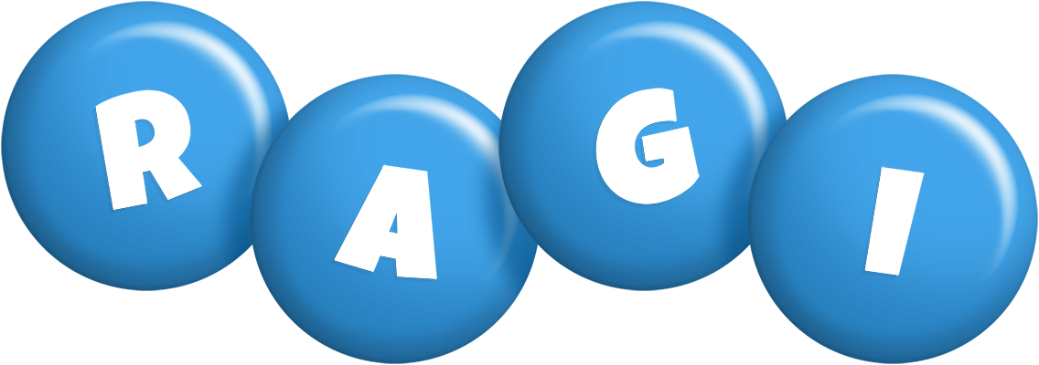 Ragi candy-blue logo