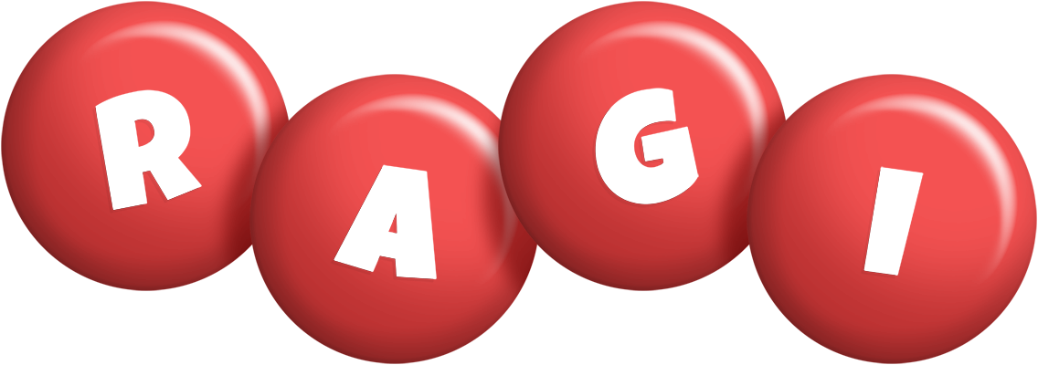 Ragi candy-red logo