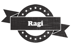 Ragi grunge logo