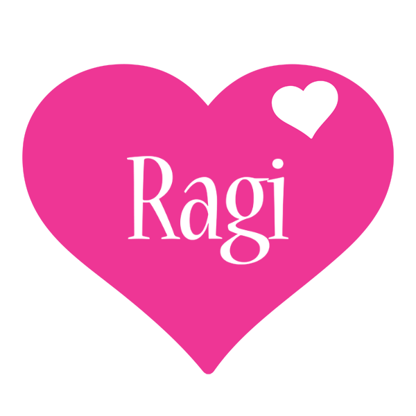 Ragi love-heart logo