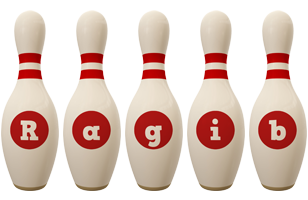 Ragib bowling-pin logo