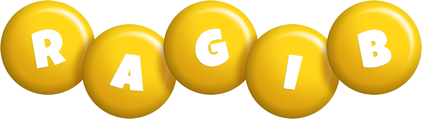 Ragib candy-yellow logo