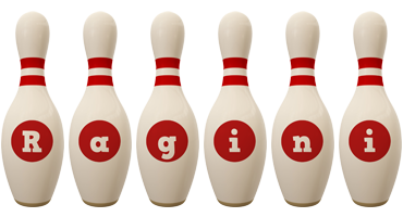 Ragini bowling-pin logo