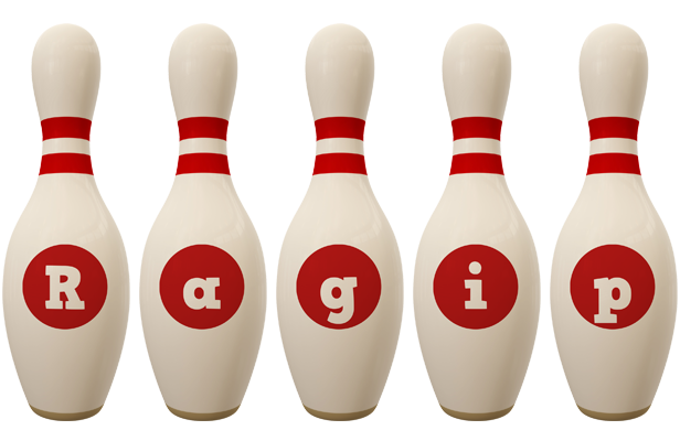 Ragip bowling-pin logo