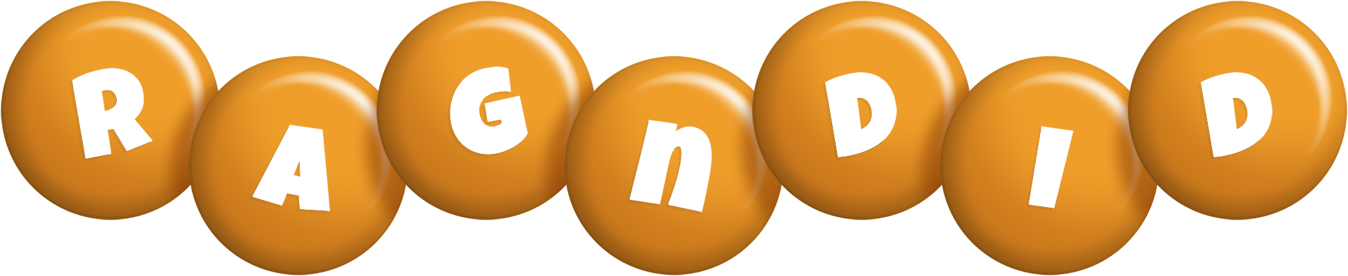 Ragndid candy-orange logo