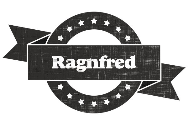 Ragnfred grunge logo