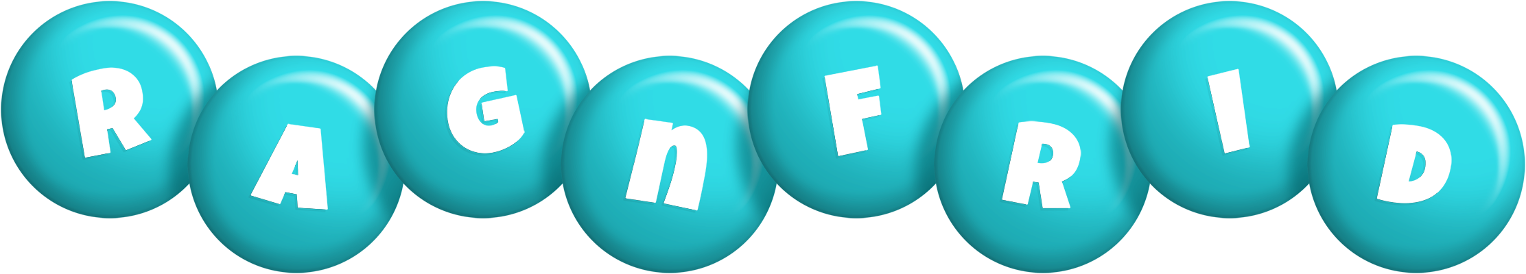 Ragnfrid candy-azur logo