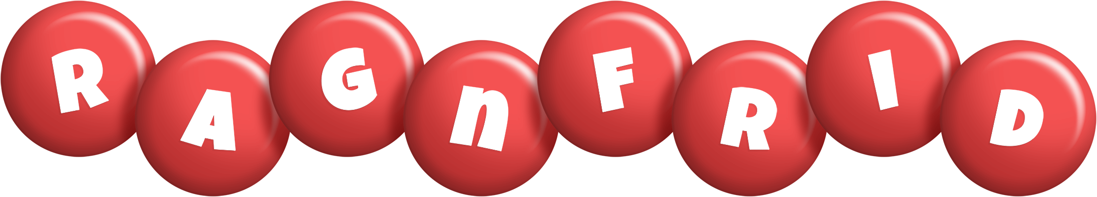 Ragnfrid candy-red logo