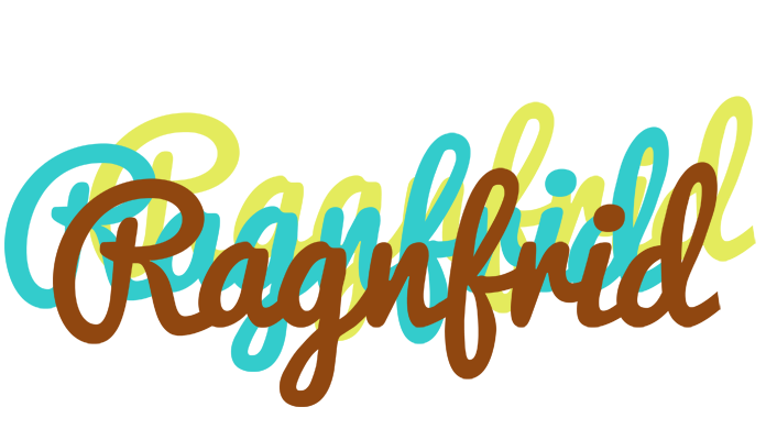 Ragnfrid cupcake logo