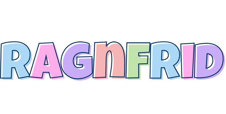 Ragnfrid pastel logo