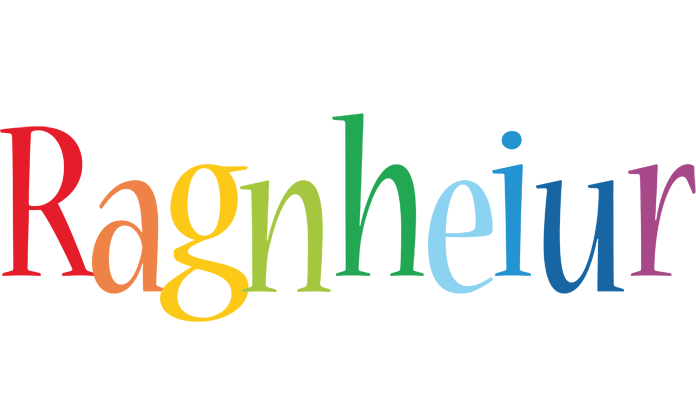 Ragnheiður birthday logo