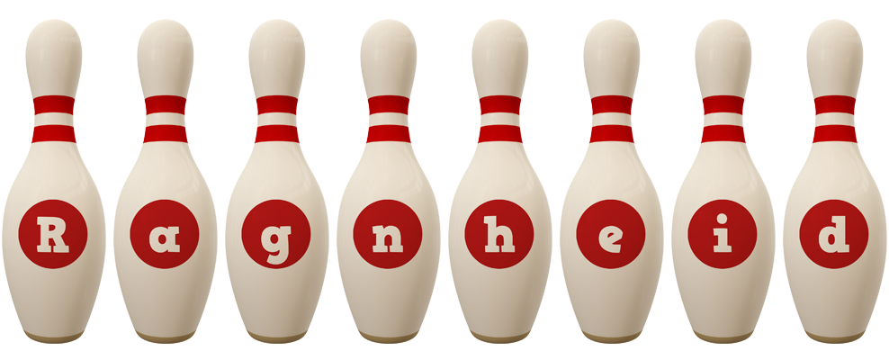 Ragnheid bowling-pin logo