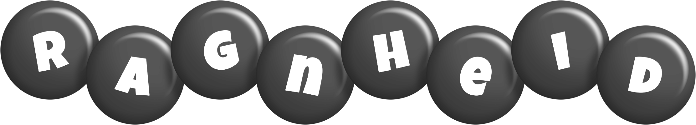 Ragnheid candy-black logo