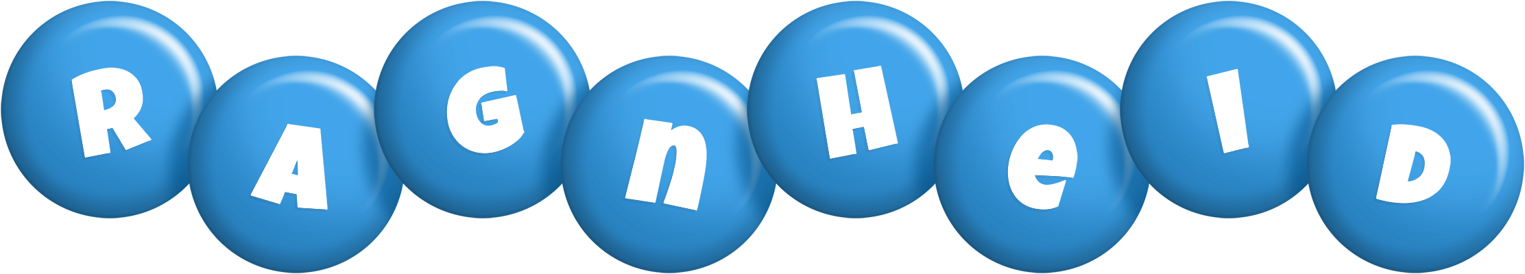 Ragnheid candy-blue logo