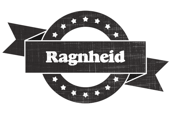 Ragnheid grunge logo