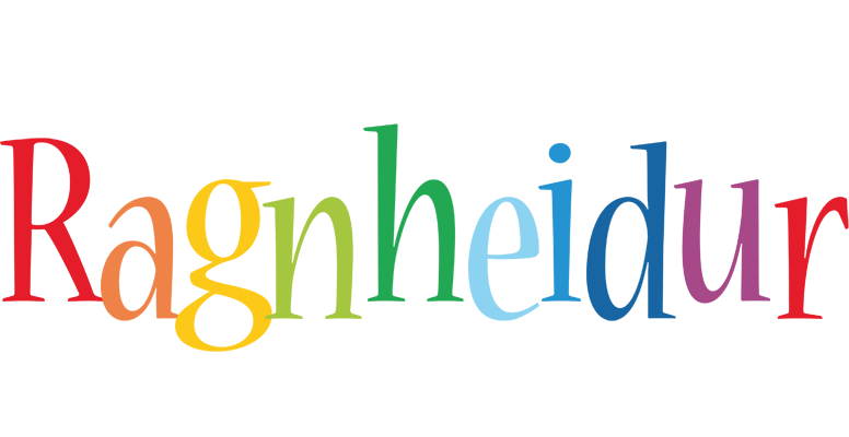Ragnheidur birthday logo