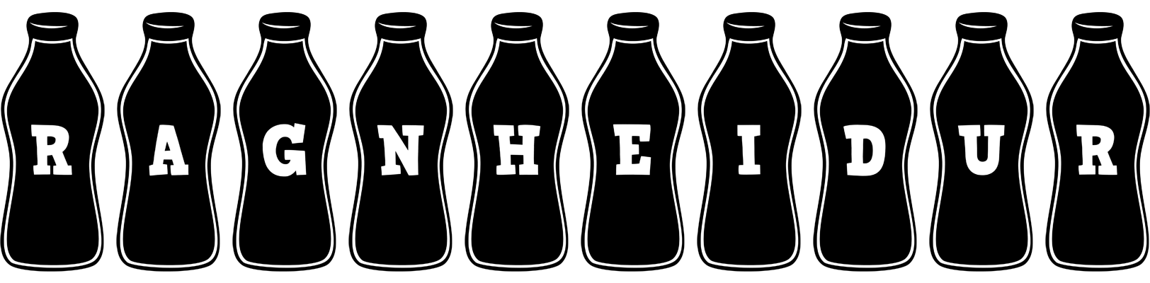 Ragnheidur bottle logo