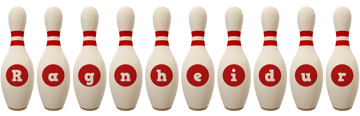 Ragnheidur bowling-pin logo