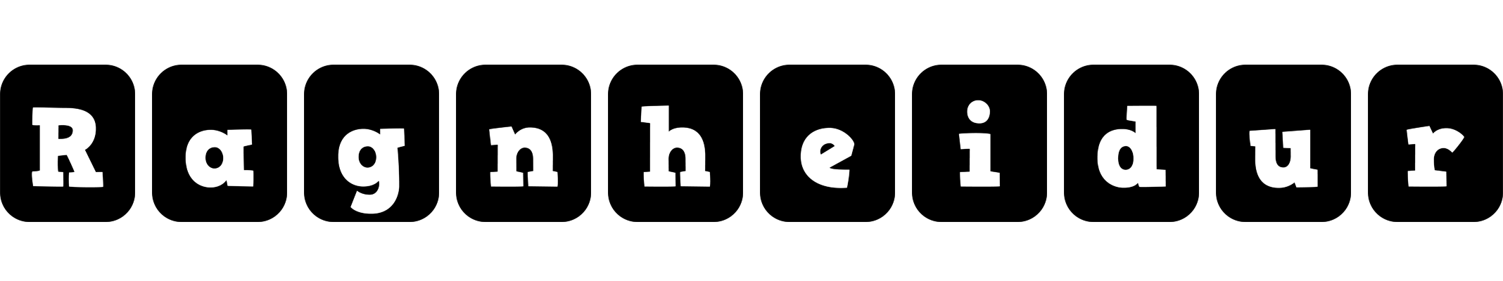 Ragnheidur box logo