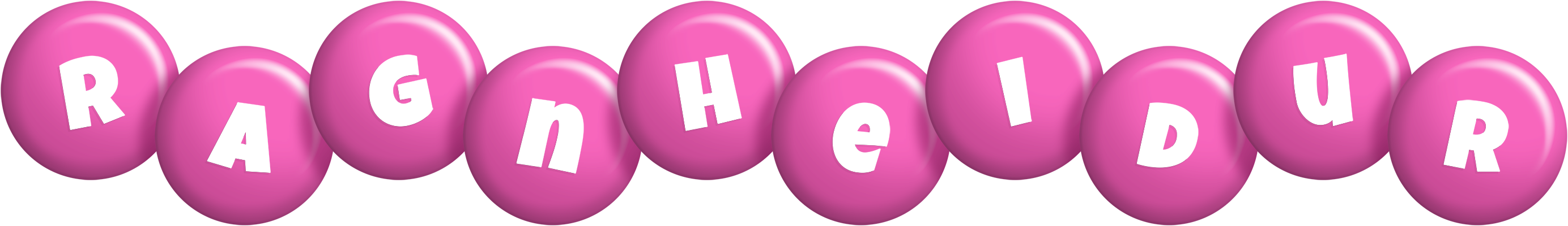 Ragnheidur candy-pink logo