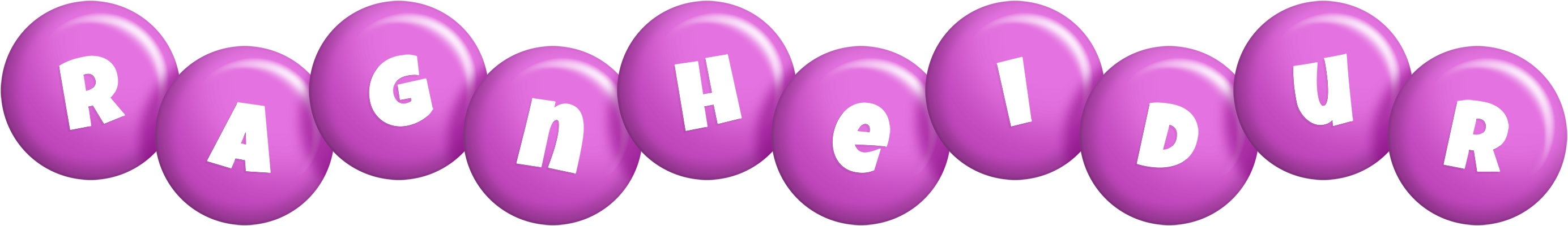 Ragnheidur candy-purple logo