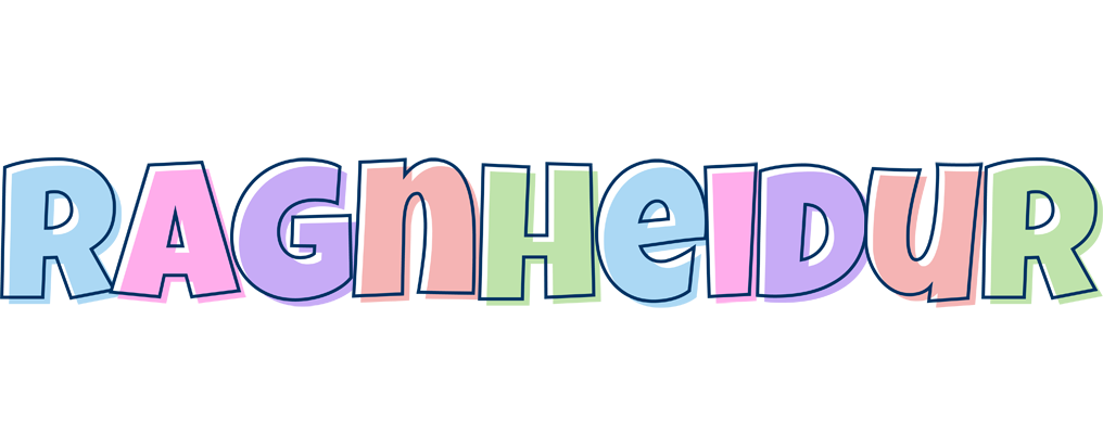 Ragnheidur pastel logo