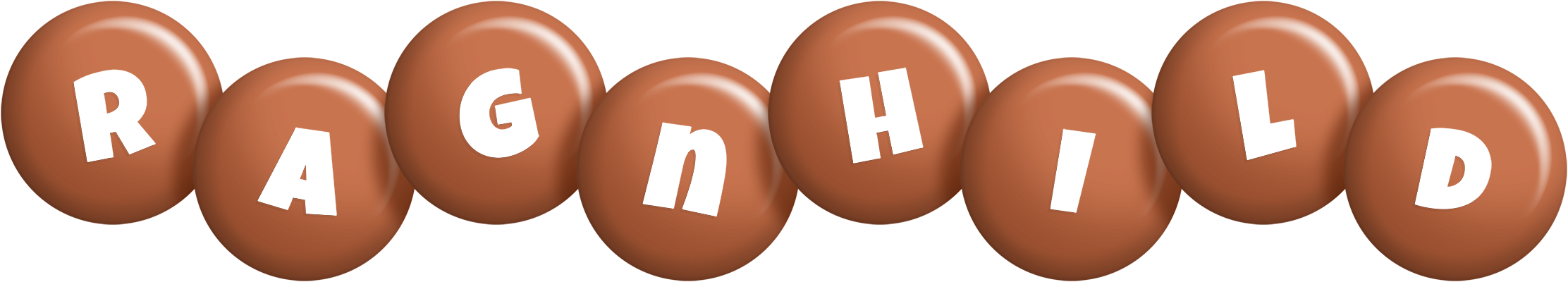 Ragnhild candy-brown logo