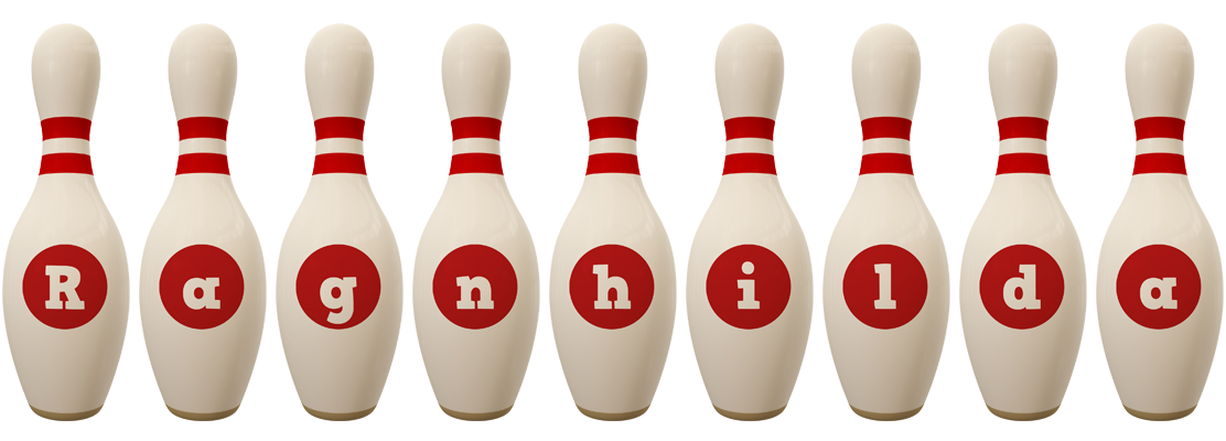 Ragnhilda bowling-pin logo
