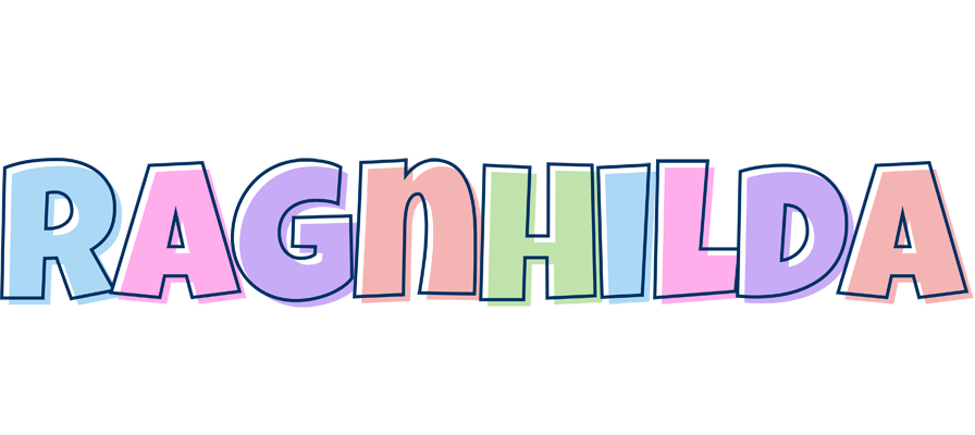 Ragnhilda pastel logo