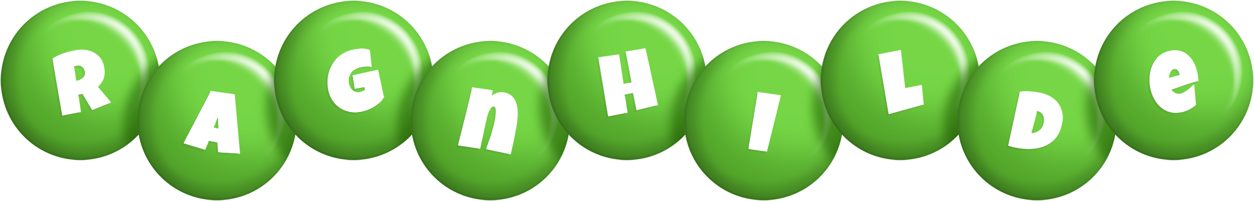 Ragnhilde candy-green logo
