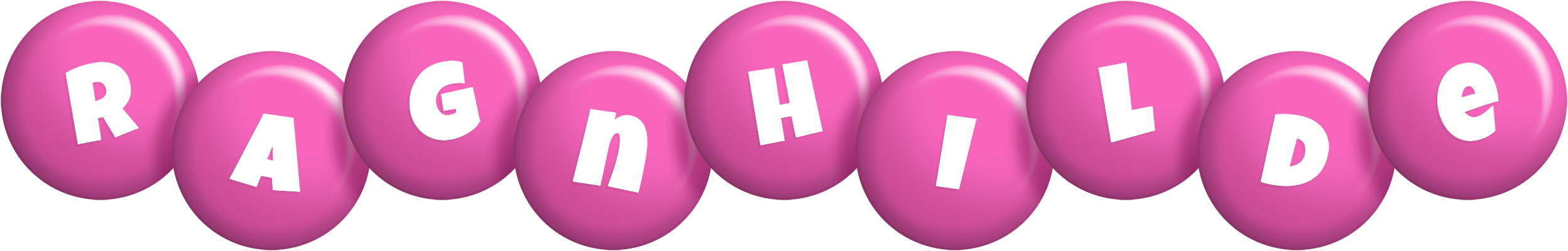 Ragnhilde candy-pink logo