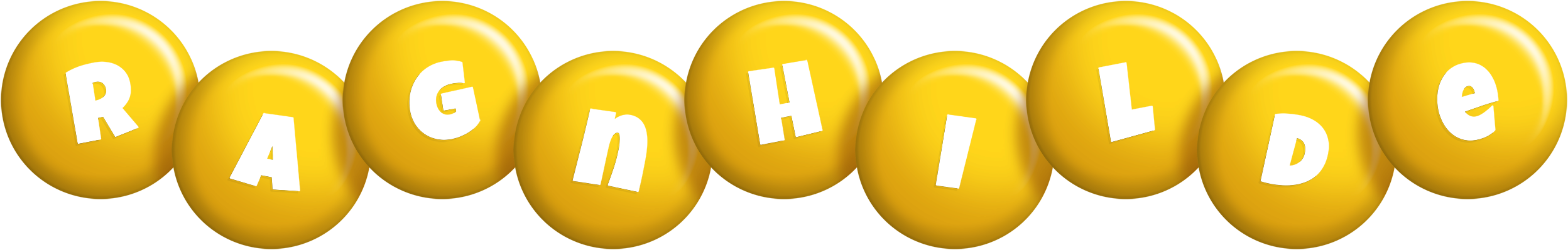 Ragnhilde candy-yellow logo