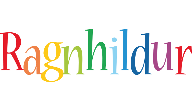 Ragnhildur birthday logo