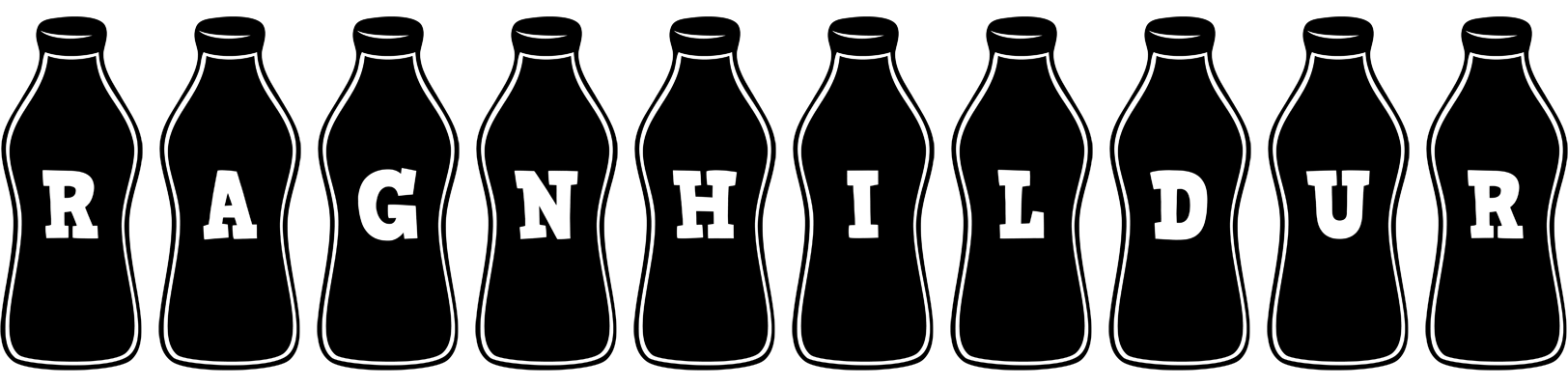 Ragnhildur bottle logo