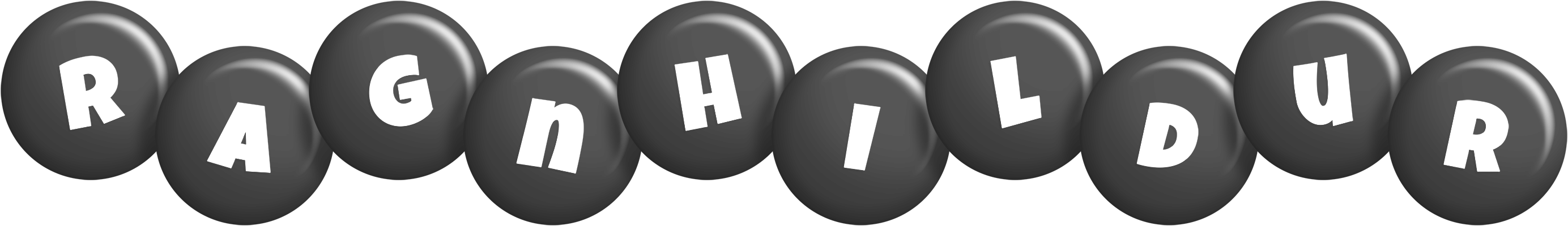 Ragnhildur candy-black logo