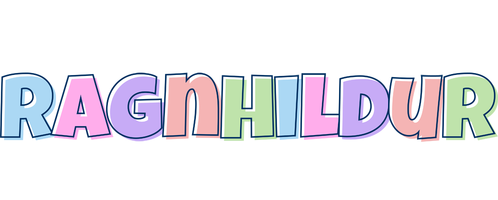Ragnhildur pastel logo