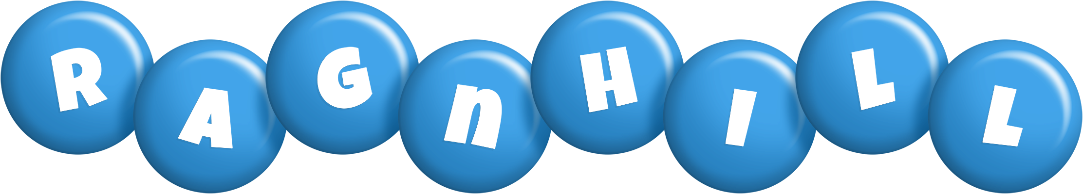 Ragnhill candy-blue logo