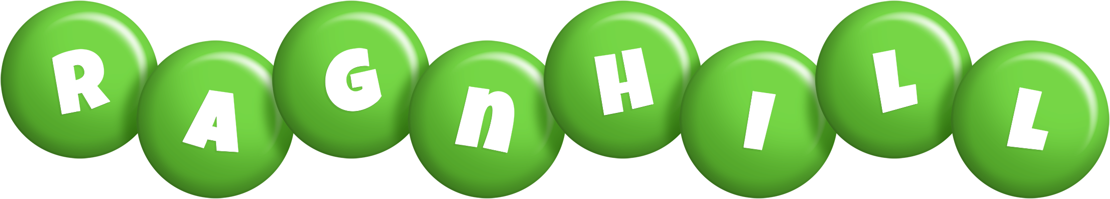 Ragnhill candy-green logo
