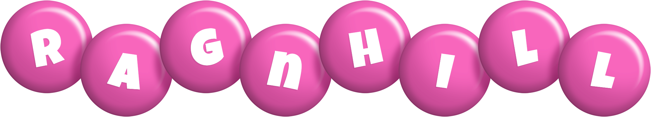 Ragnhill candy-pink logo
