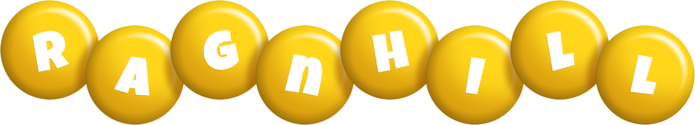 Ragnhill candy-yellow logo